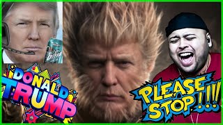 HaderYepping Reacts to AI presidents unhinged Donald Trump playing Black Myth Wukong [upl. by Fernas]