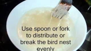 Bird Nest with Rock Sugar Recipe [upl. by Anaderol]