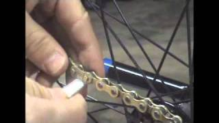 How to remove a bicycle chain with a master link [upl. by Nedac]