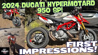 2024 Ducati Hypermotard 950 SP First Impressions [upl. by Ilonka833]