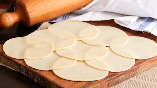 MASA para EMPANADAS con Aceite  Tapas de Empanada Caseras  CUKit [upl. by Nosnah916]