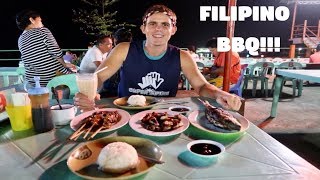 FILIPINO BBQ NIGHTS ARE THE BEST Cheap Food in Bato Leyte Philippines [upl. by Arikat852]