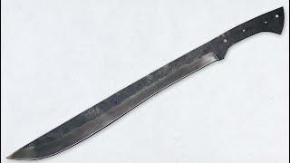 Machete Knife Sword Blank Blade Spring Steel 5160 Collector Machete Blade For Knife Maker Handmade [upl. by Eenobe]