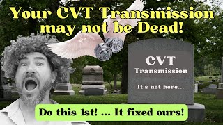 How to repair a CVT transmission dont let them tell you it cant be done [upl. by Nivlag]