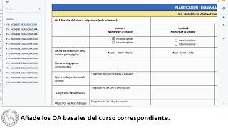 Unidad Tira Papeles  Formato de Planificación Plan Anual Online [upl. by Buckler]