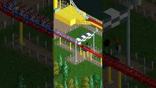 Top Thrill Dragster in Rollercoaster Tycoon amusementparkride cedarpoint rollercoastertycoon [upl. by Norby]