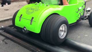 32 Ford Roadster Tot Rod Pro Street Drag Race Hot Rod Testing [upl. by Noman301]