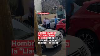 Hombre le aplica la llave china a policía de tránsito nmas shorts edoméx [upl. by Arondell]