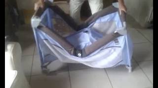 How to unfoldfold travel cot not [upl. by Gibe]