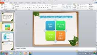 Powerpoint cơ bản 4 cách làm slide thuyết trình đẹp hơn [upl. by Aietal]