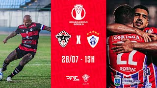 ATLÉTICO CEARENSE CE X ITABAIANA SE  BRASILEIRÃO SÉRIE D 2024  AO VIVO E COM IMAGENS [upl. by Kalinda]