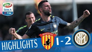 Benevento  Inter  12  Highlights  Giornata 7  Serie A TIM 201718 [upl. by Robenia]