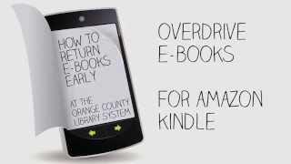 How To Return OverDrive EBooks For Amazon Kindle [upl. by Ariay]