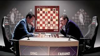 Ding Liren  Fabiano Caruana  Round 1 Freestyle Chess GOAT Challenge 2024 [upl. by Hanforrd]