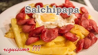 Como hacer Salchipapas [upl. by Aratak]