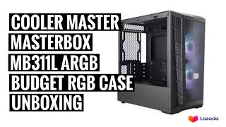 Cooler Master MasterBox MB311L Budget Gaming Case  Unboxing  Walkthrough  Lazada [upl. by Ailhad701]