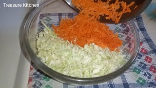 How To Make Coleslaw So Delicious For Your Family  Simple Salad Recipe [upl. by Eiuqnom658]