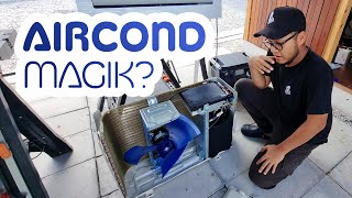 Magik aircond bagaimana angin boleh sejuk  Midea MSXS Inverter Air Conditioner [upl. by Bouzoun]