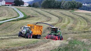 Grass silage with Fendt Katana 650  Julseth Østre [upl. by Barbie]