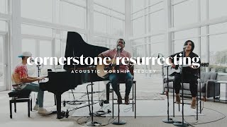 CORNERSTONERESURRECTING ACOUSTIC WORSHIP MEDLEY  Wake Worship ft Merge Church [upl. by Eerdua]