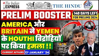 13 January 2024 Current Affairs  Today Hindu Newspaper  Daily Current Affairs  13 January 2024 [upl. by Egiap]