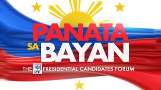 Panata sa Bayan The KBP Presidential Candidates Forum [upl. by Edmond]