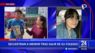 Comas Menor de 12 años fue secuestrada cuando salía del colegio [upl. by Shantee]