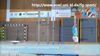 Sporteignungsprüfung Gerätturnen [upl. by Orozco]