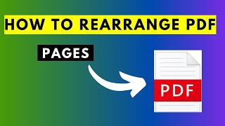 How to Rearrange Pages in a PDF Using Nitro Pro PDF [upl. by Rosenzweig]