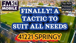 FOOTBALL MANAGER MOBILE 2024 BEST TACTIC TO USE FOR ALL SKILL NEEDS [upl. by Cohlier]