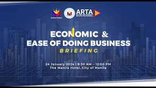 Economic and Ease of Doing Business EODB Briefing [upl. by Akinohs]