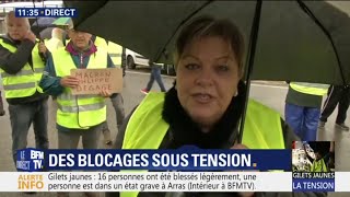 Gilets jaunes  quotMonsieur Macron je suis au bord du suicidequot témoigne cette chauffeuse de taxi [upl. by Adiazteb348]