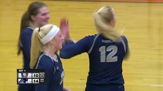 Champlin Park vs STMA Section Girls High School Volleyball [upl. by Doralin]