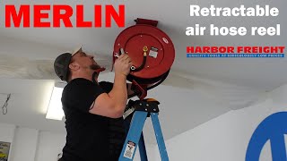 Merlin hose reel install harbor freight [upl. by Archibaldo690]