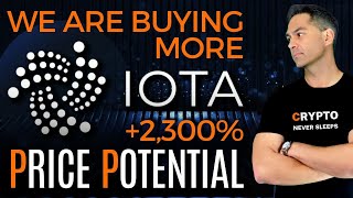 BUYING MORE IOTA Coins With 2300 Potential  IOTA CRYPTO NEWS amp IOTA Price Prediction 2024  2025 [upl. by Inanuah]