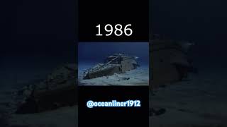 Evolution of Titanic Wreck 19121980 [upl. by Gershom]