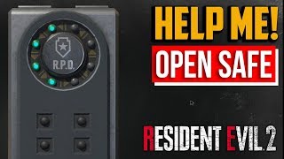 Resident Evil 2 West Office Safe Code [upl. by Tyika2]