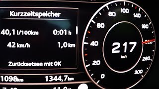 2018 Audi A5 Sportback 20 TFSi quattro S tronic 0100 kmh kph 060 mph Beschleunigung Acceleration [upl. by Alletniuq]