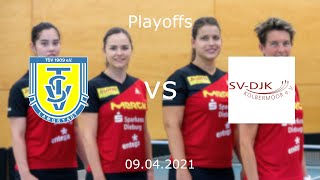 TSV Langstadt 1909 vs SV DJK Kolbermoor  Tischtennis 1 DamenBundesliga Playoffs 2021 [upl. by Katlaps982]