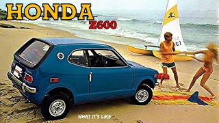 1972 Honda Z600 The car that gets up to 70 MPG [upl. by Derward]