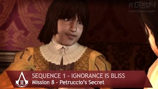 Assassins Creed 2  Sequence 1  Mission 8  Petruccios Secret [upl. by Eaneg15]