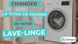 Comment changer le tuyau de vidange dun lavelinge ARISTON AC128LFR [upl. by Parlin814]