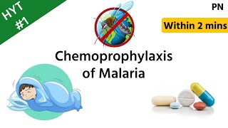 Chemoprophylaxis of malaria  Pharmacology  HYT 1  NEETPG  INICET [upl. by Yedorb808]