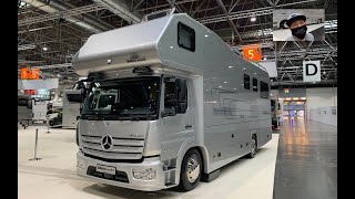 Vario Mobil Alkoven 900 Albatros luxury RV Motorhome Camper Mercedes walkaround and interior V0110 [upl. by Boylan]