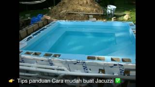 CARA MUDAH BUAT JACUZZI  Budis Pool Info [upl. by Featherstone843]