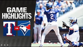 Rangers vs Blue Jays Game Highlights 72824  MLB Highlights [upl. by Marget]