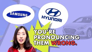 Korean Pronunciation Guide Samsung Hyundai and Daewoo in Korean TalkToMeInKorean [upl. by Divine]