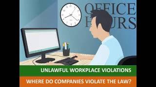 Unlawful Workplace Violations How Employers Violate The Laws [upl. by Aleahcim867]