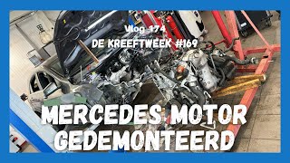 Motor demontage Mercedes Benz A klasse  KREEFTWEEK 173 [upl. by Ocnarfnaig415]