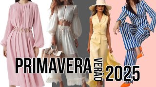 Tendências Primavera Verão 2025  Moda 2025  O que vai bombar na moda 2025 [upl. by Brendon]